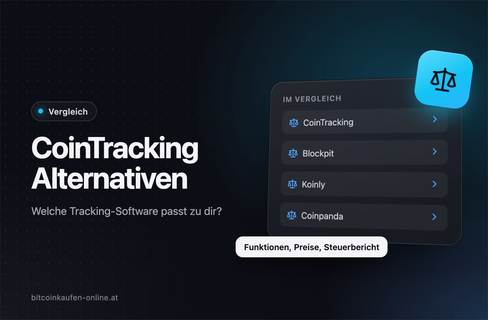 CoinTracking Alternativen: Vergleich von CoinTracking, Blockpit, Koinly und Coinpanda